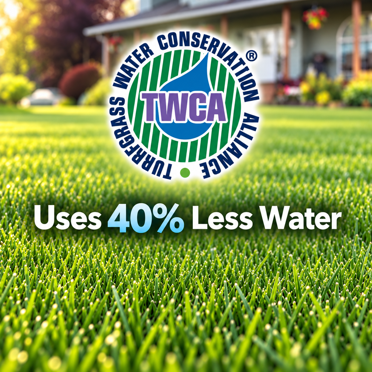 TWCA Qualified Water-Saving Grass Seed
