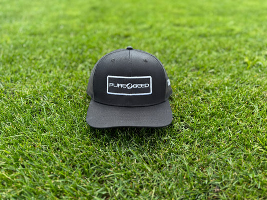 Pure Seed Black Trucker - Richardson 112