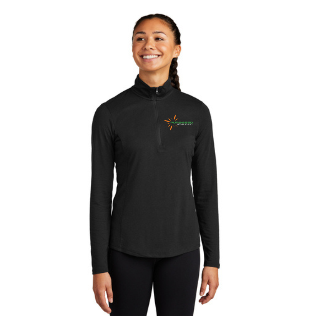 Sport-Tek ® Ladies PosiCharge ® Tri-Blend Wicking 1/4-Zip Pullover